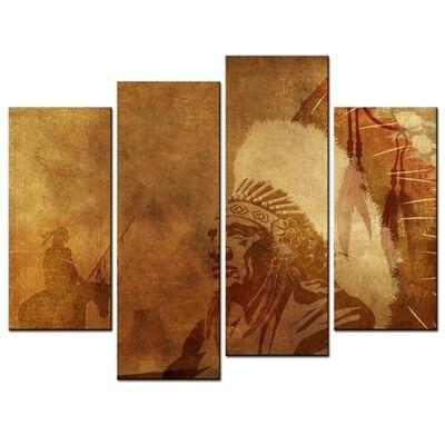 Pintura Vintage Do Oeste Americano