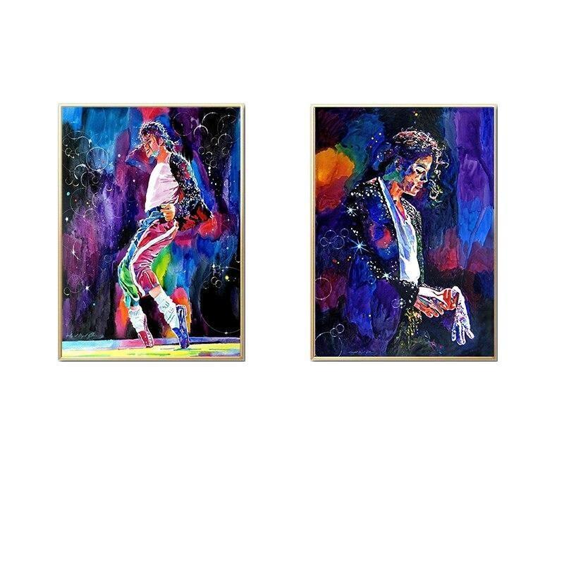 Pintura Vintage Pintura De Michael Jackson