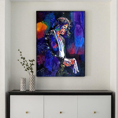 Pintura Vintage Pintura De Michael Jackson