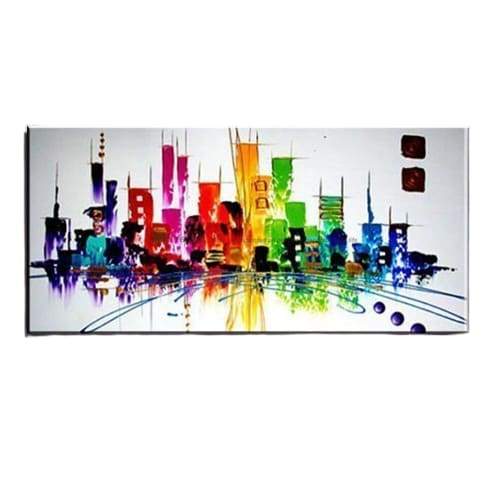 Pintura Vintage Pintura Da Cidade De Nova York