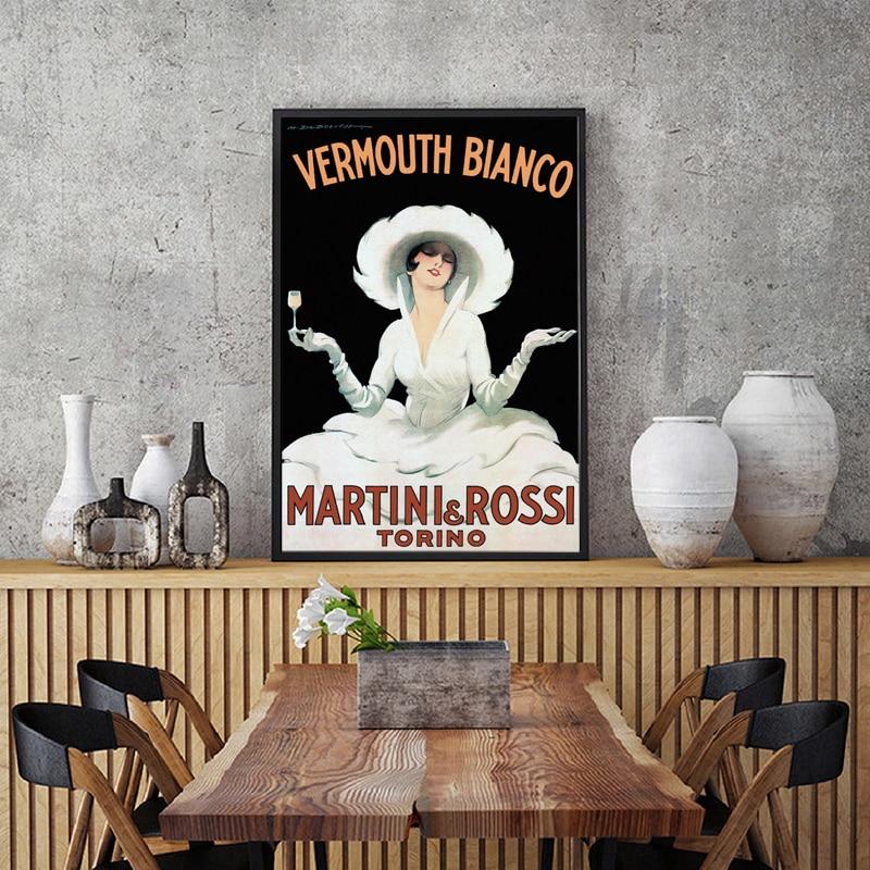 Pintura Vintage De Bar