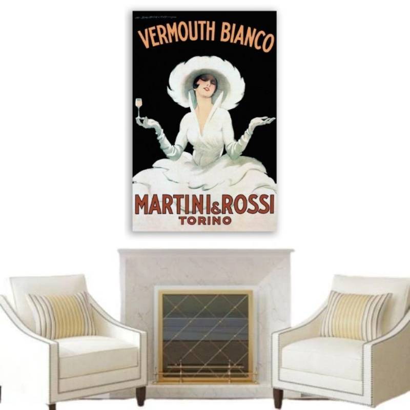 Pintura Vintage De Bar