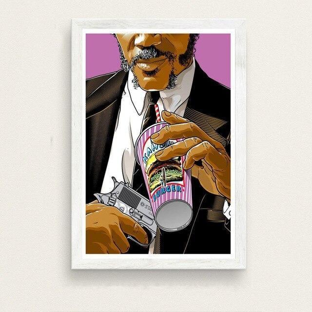 Pulp Fiction Pintura Vintage