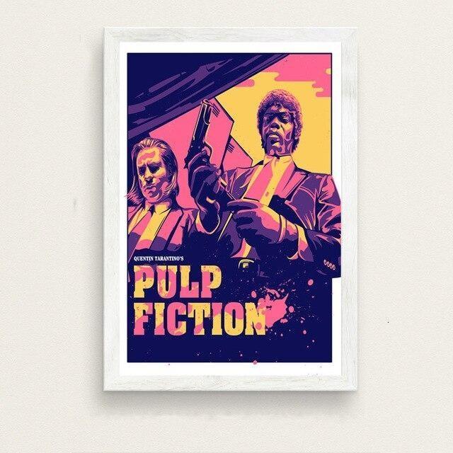 Pulp Fiction Pintura Vintage