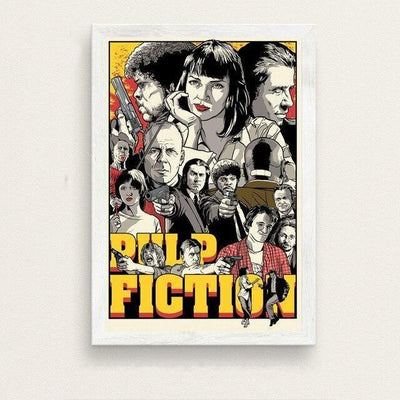 Pulp Fiction Pintura Vintage