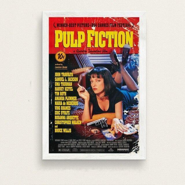Pulp Fiction Pintura Vintage