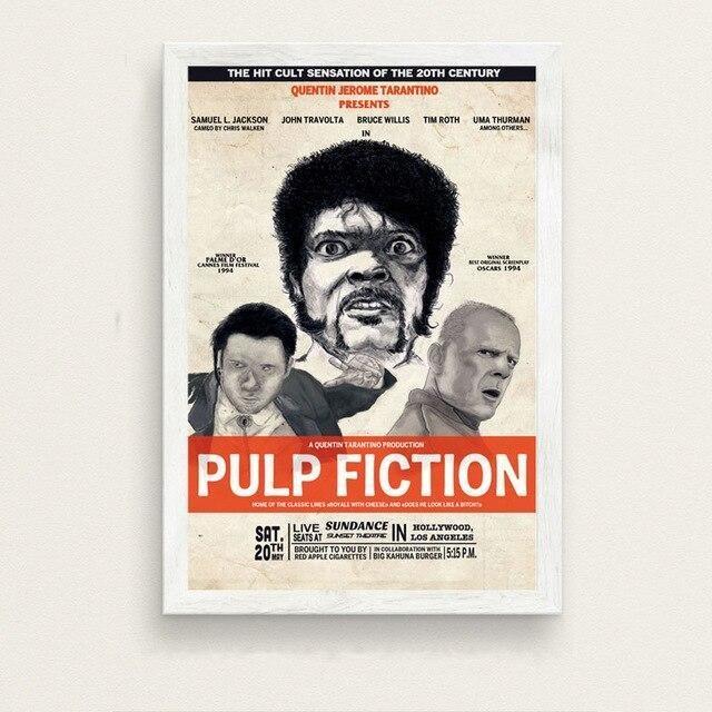 Pulp Fiction Pintura Vintage