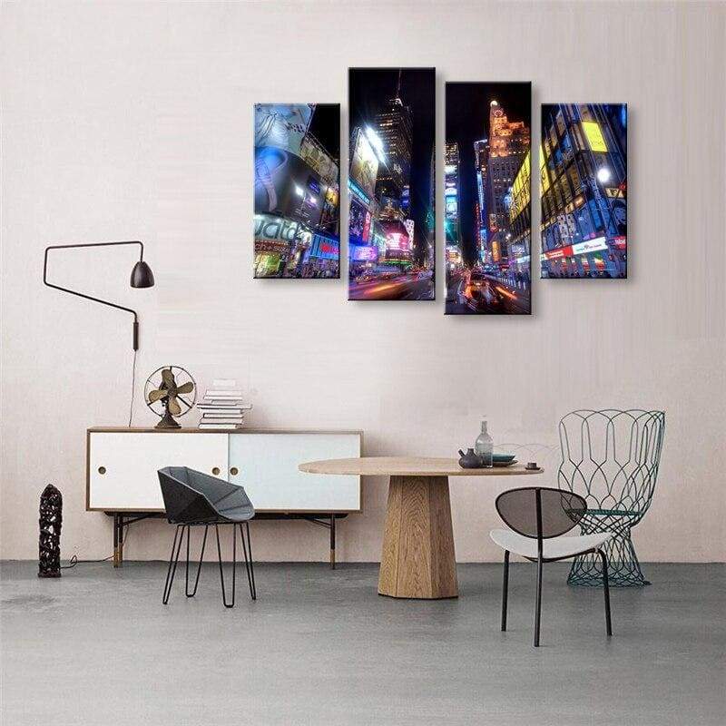 Pintura Vintage De Restaurante Em Nova York