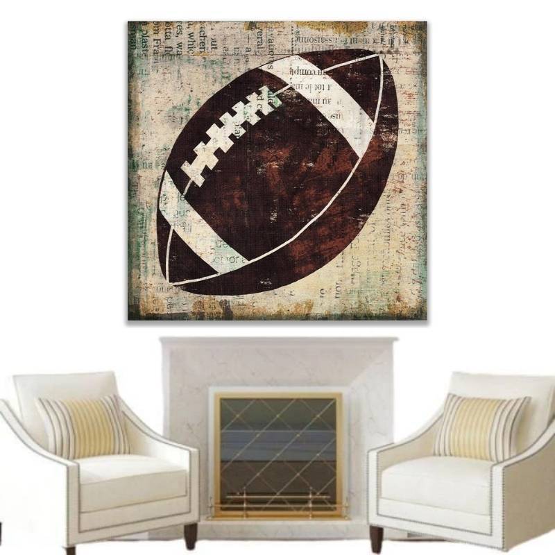 Pintura Vintage De Rúgbi