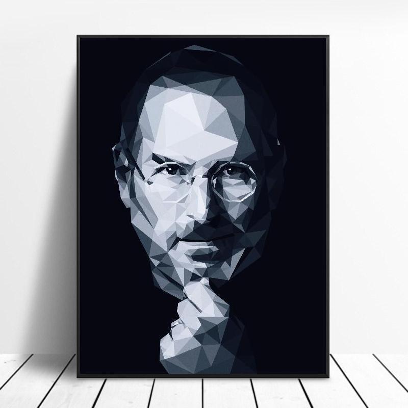 Pintura Vintage De Steve Jobs