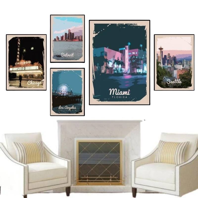 Pintura Em Tela Vintage