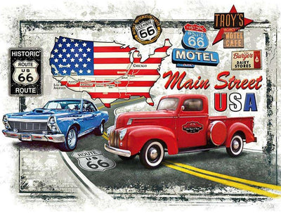 Pintura Vintage Americana