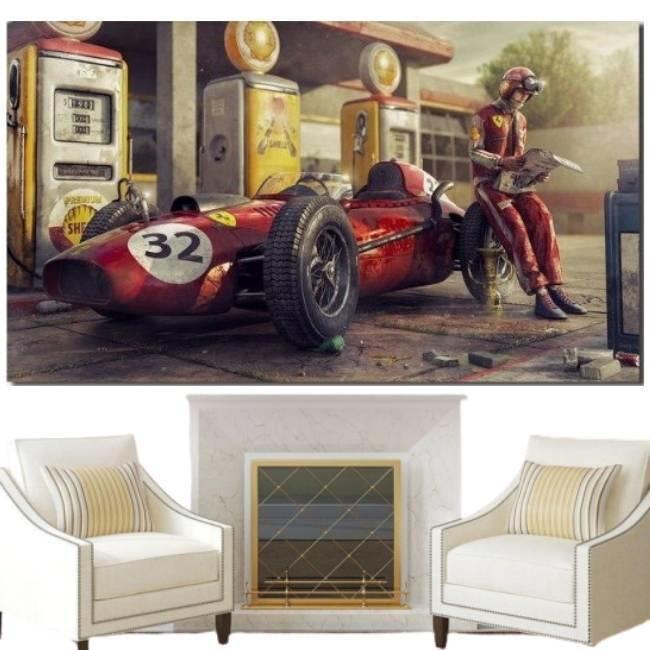 Pintura Vintage Americana