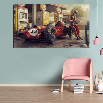 Pintura Vintage Americana