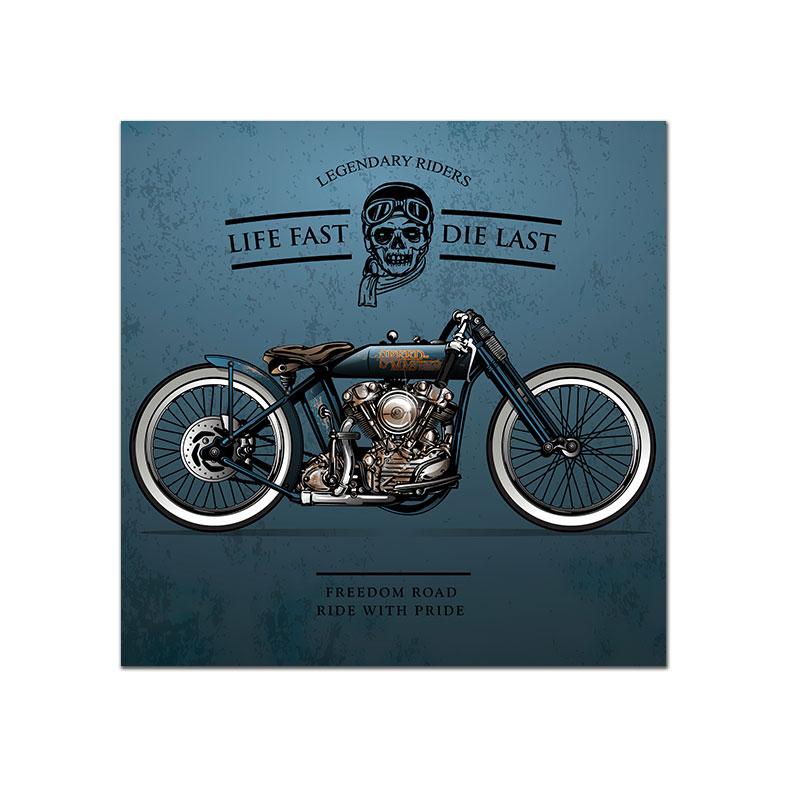 Pintura De Motocicleta Vintage