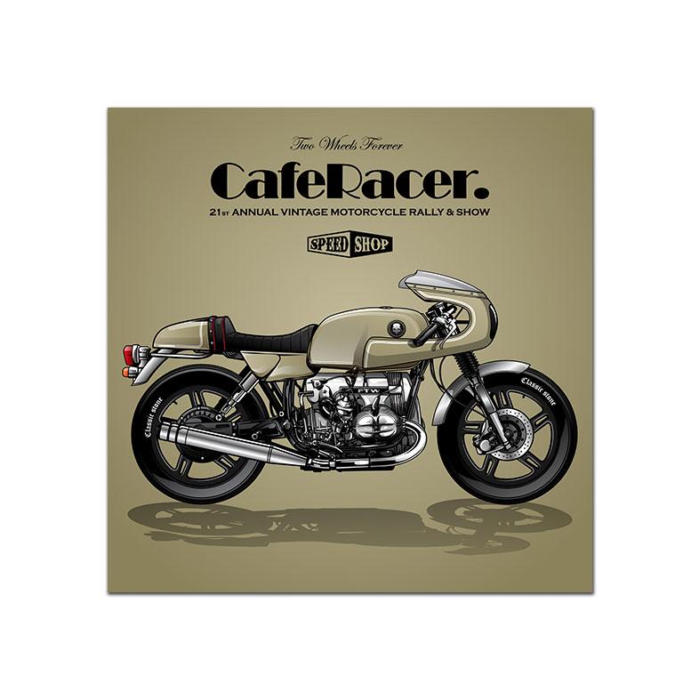 Pintura De Motocicleta Vintage