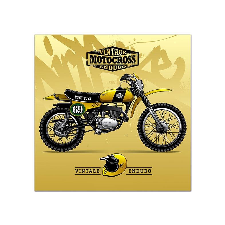Pintura De Motocicleta Vintage
