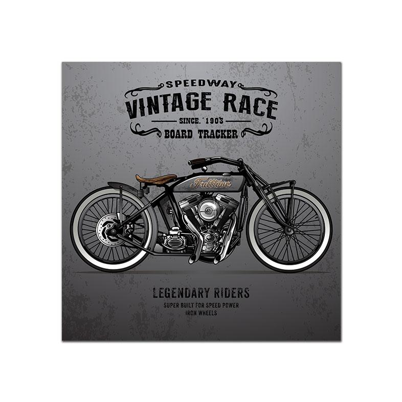 Pintura De Motocicleta Vintage
