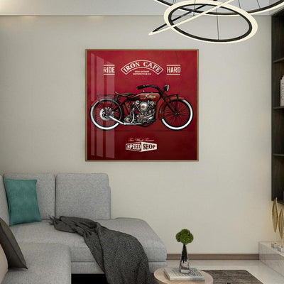 Pintura De Motocicleta Vintage