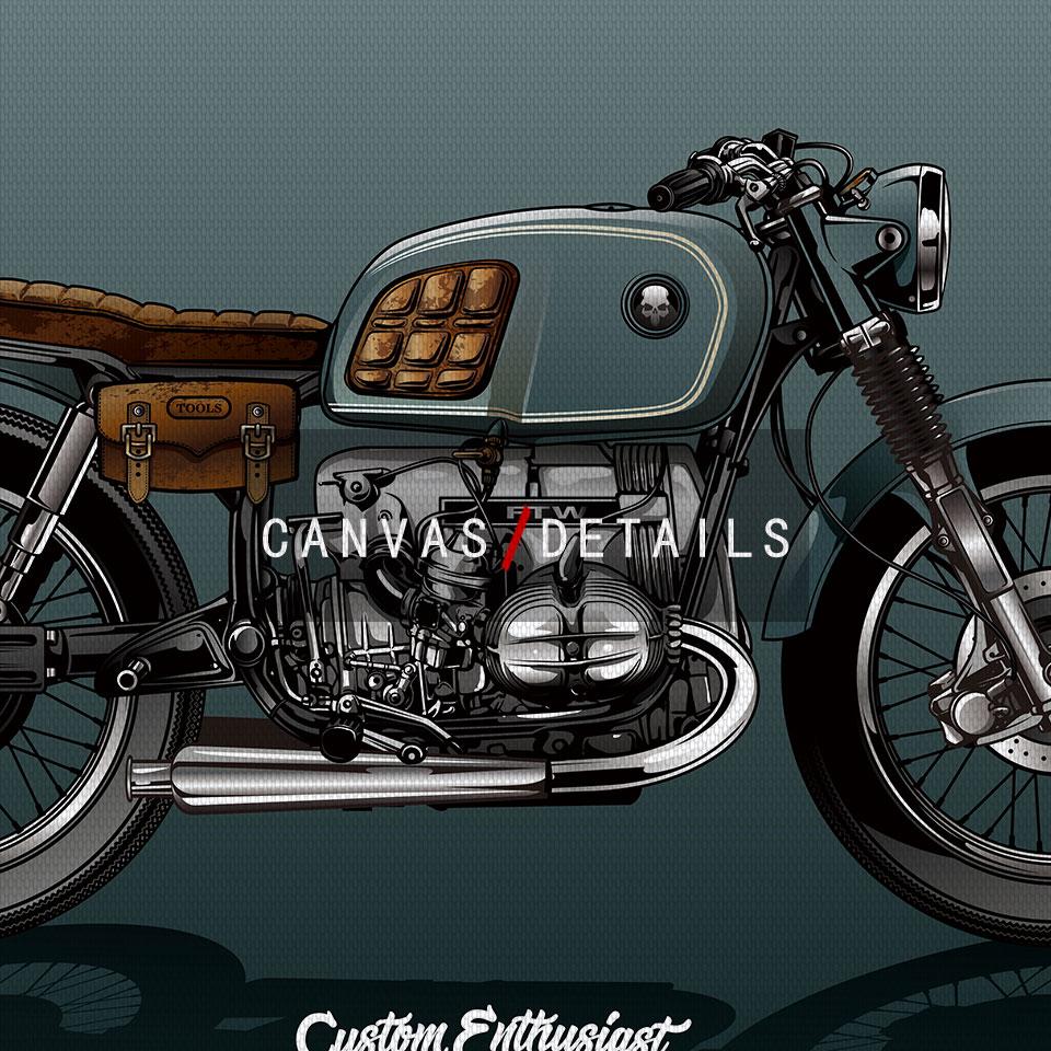 Pintura De Motocicleta Vintage