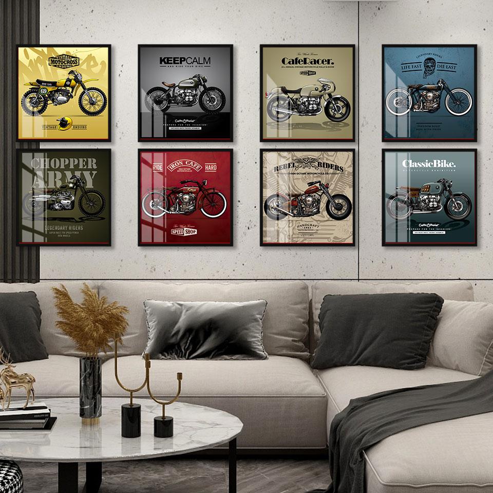 Pintura De Motocicleta Vintage
