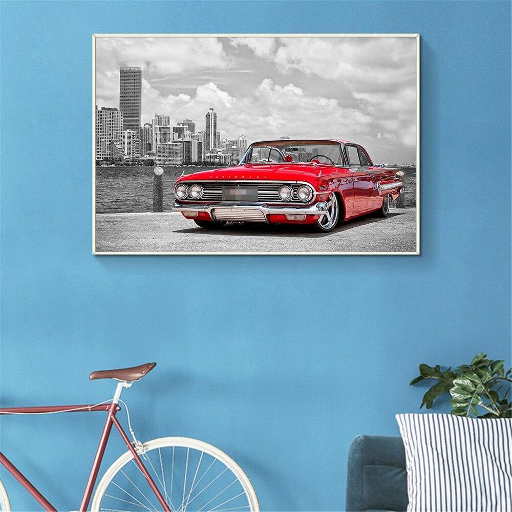 Carro Antigo Com Pintura Vintage