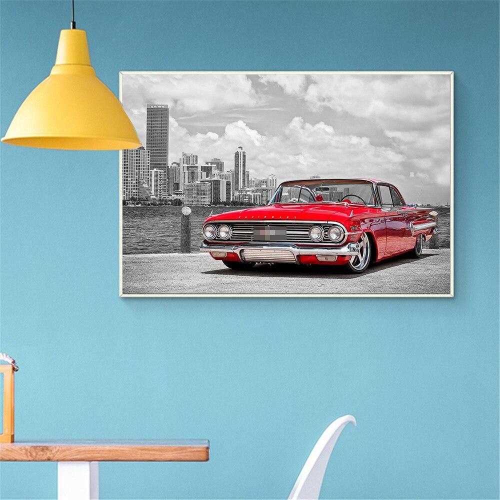 Carro Antigo Com Pintura Vintage