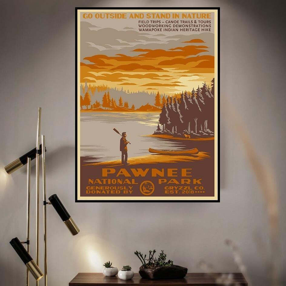 Pintura Vintage De Yellowstone