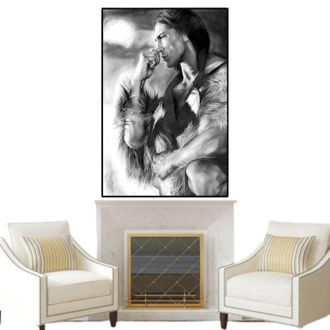 Pintura Vintage De Mulheres Indianas