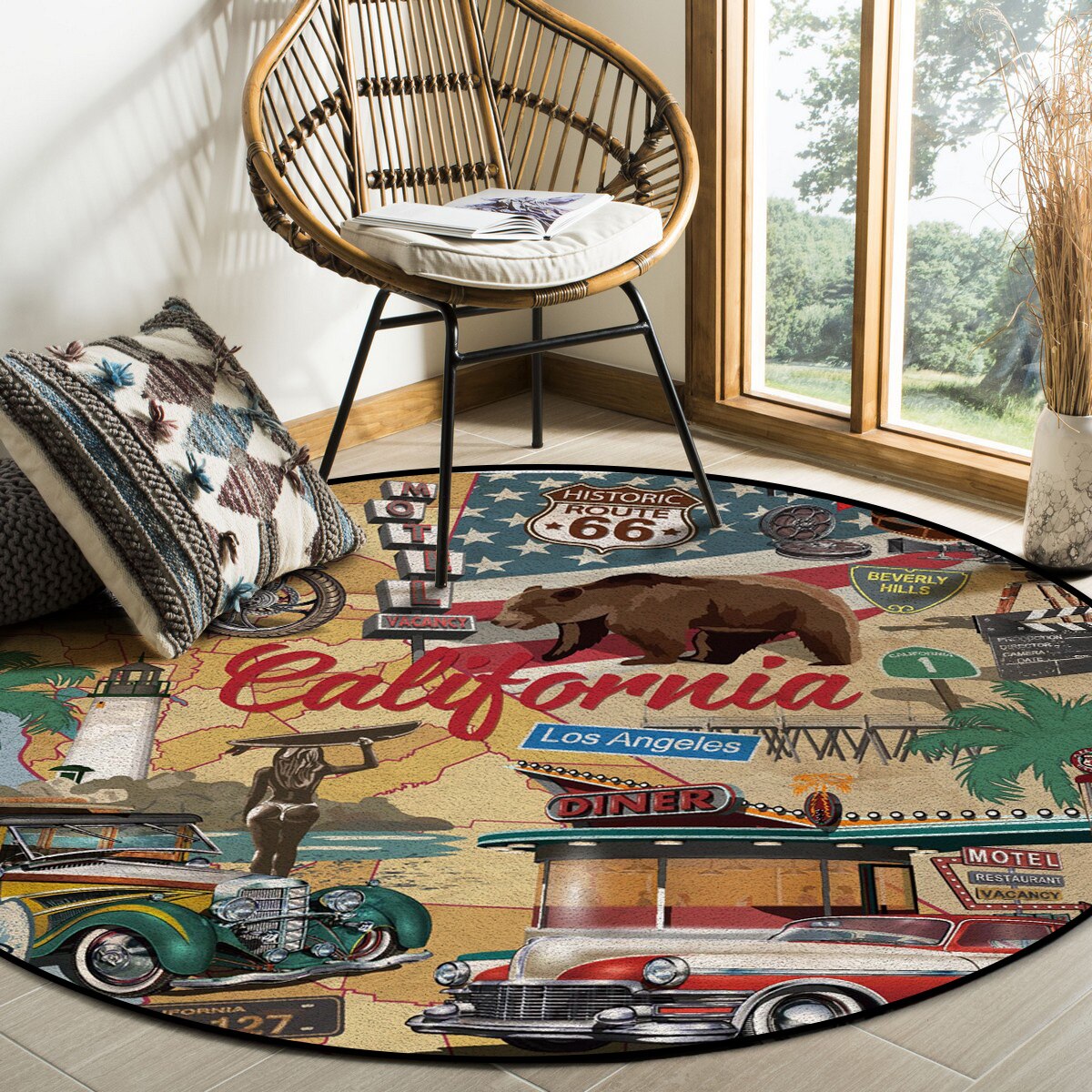 Tapete Vintage Californiano