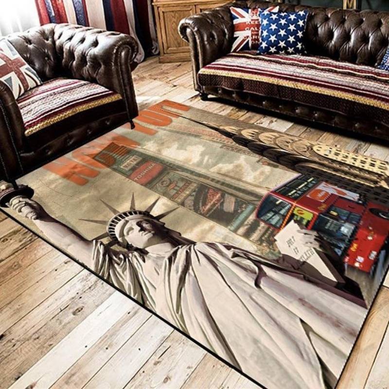 Tapete Vintage Para Sala De Estar Nova York