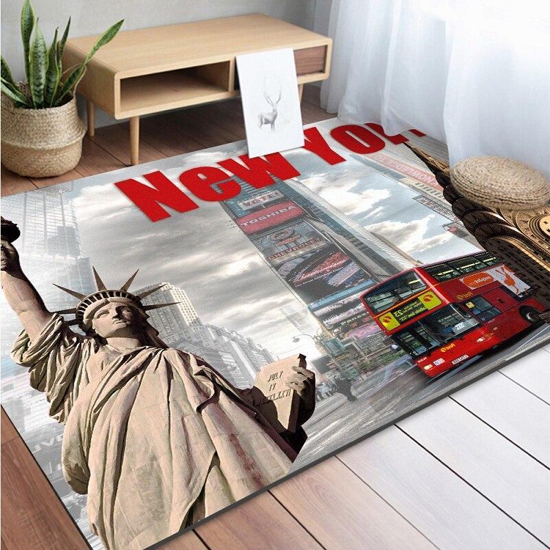 Tapete Vintage Para Sala De Estar Nova York