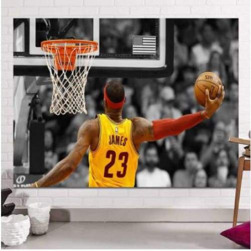 Tapeçaria De Parede Vintage De Basquete