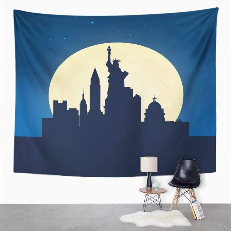 Tapeçaria Vintage Estilo Nova York