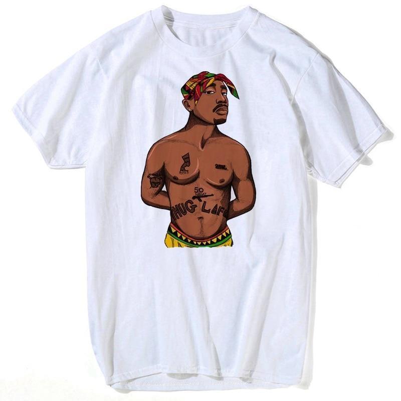 Camiseta Masculina Vintage 2pac