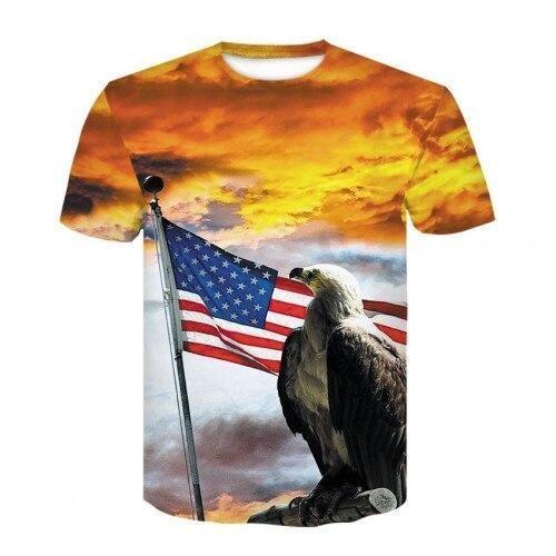 Camiseta Vintage Águia Dourada