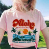 Camiseta Feminina Vintage Aloha