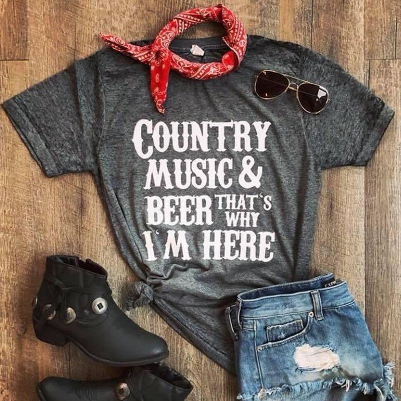 Camiseta Vintage De Música Country