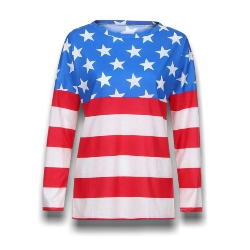 Camiseta Vintage Feminina Dos Estados Unidos