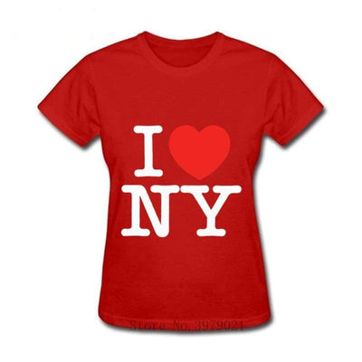 Camiseta Feminina Vintage I Love New York