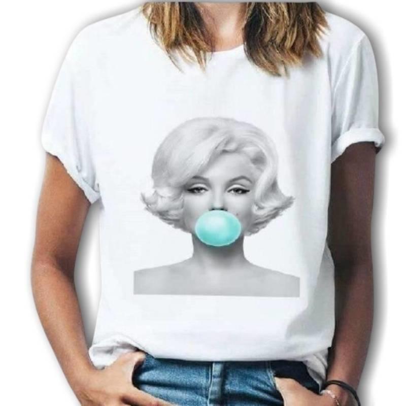 Camiseta Feminina Vintage Marilyn Monroe