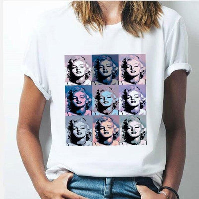 Camiseta Feminina Vintage Marilyn Monroe