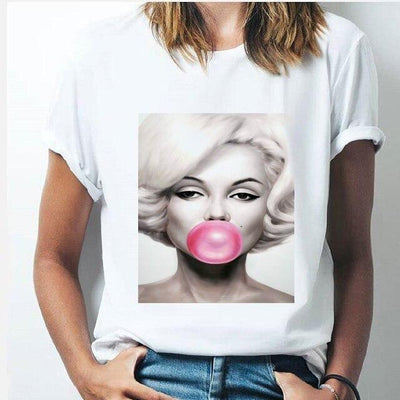 Camiseta Feminina Vintage Marilyn Monroe