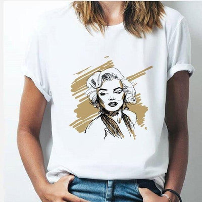 Camiseta Feminina Vintage Marilyn Monroe