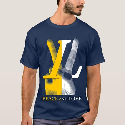 Camiseta Vintage Peace And Love Masculina