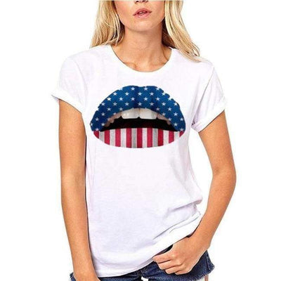 Camiseta Estilo Americano Vintage