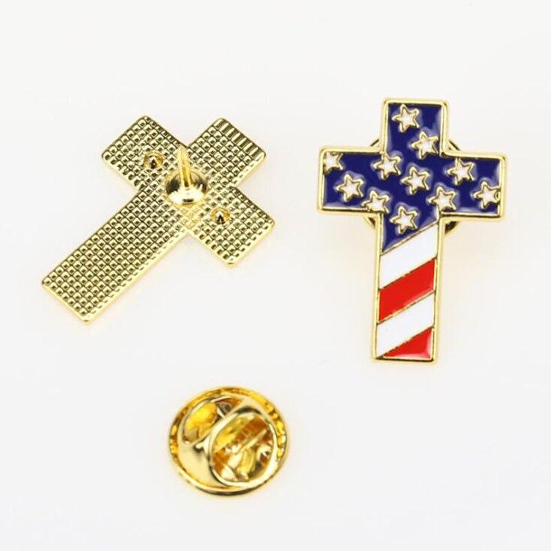 Distintivo Vintage Da Bandeira Dos Eua