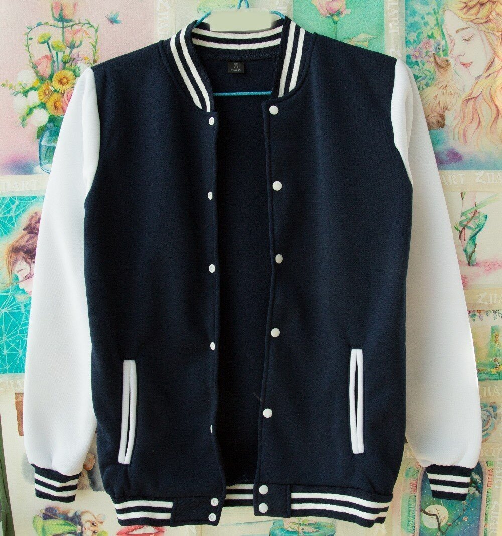 Jaqueta De Beisebol Masculina Vintage