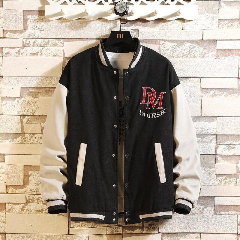 Jaqueta De Beisebol Masculina Vintage