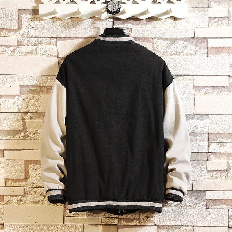 Jaqueta De Beisebol Masculina Vintage